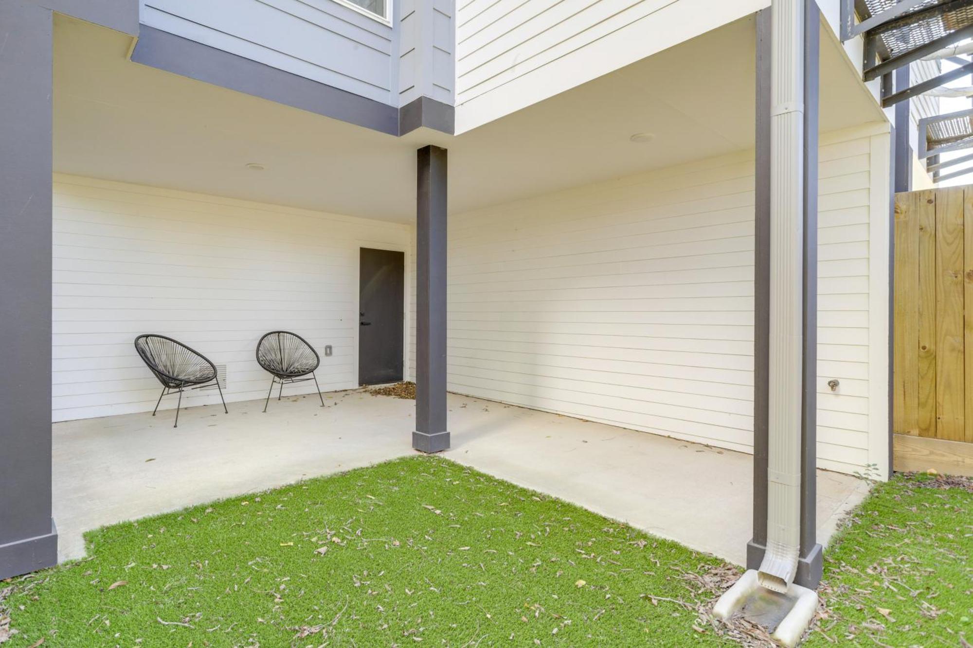 3 Mi To Dtwn Modern Townhome With Yard In Houston Exterior foto